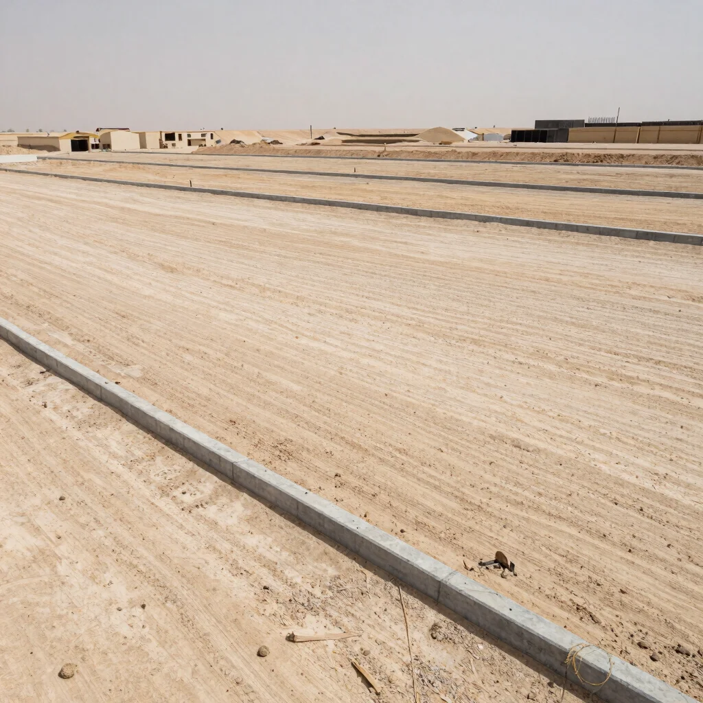 Environmental photograph of a finished clean site in Dammam ready